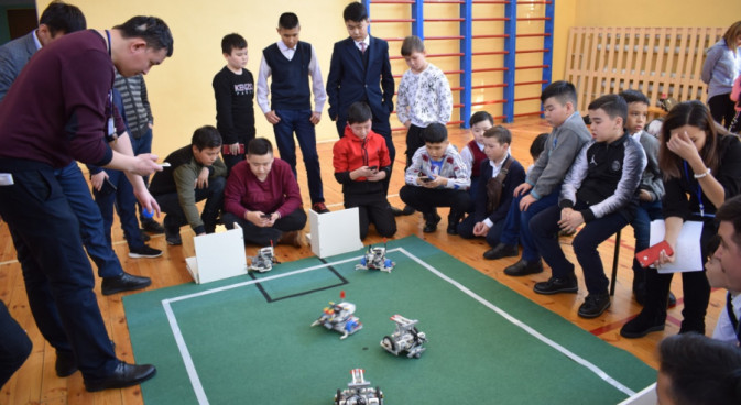Городской чемпионат «Футбол управляемых роботов»!