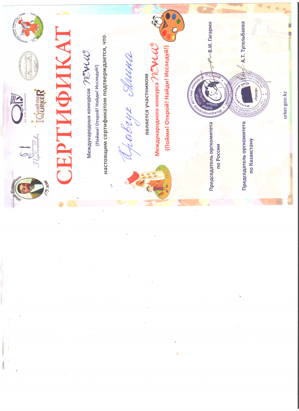 сертификат пони Айголек 3