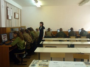 Урок информатики в 11А классе