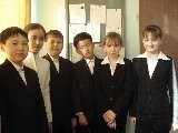 Ученики 5В класса, показавшие лучший результат по математике в апреле 2009 года: