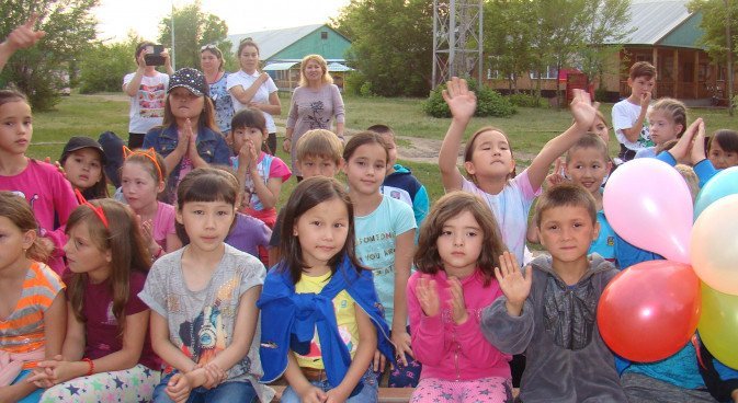 «Салют» балалар сауықтыру орталығындағы Астана күні